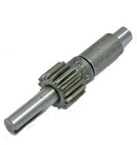 Drive Shaft Assembly Complete With Gear 7 Spacer, 3/16 Keyway. MAIN