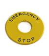 Cover, Switch; Plastic; 60 mm; Yellow; HW Series; IP20 -27 THUMBNAIL