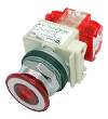Pushbutton Illuminated, Maintained (Push/Pull), 2 Position, Red Button, 2 N.C. Contact, 9001KR9P1RH8 THUMBNAIL