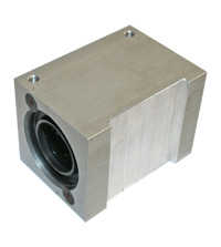 Linear Bearing Block, With Standard Linear Ball Bearing, 1" Dia., 2 Seals & Zirk Fitting Hole, 2-3/4 MAIN