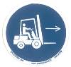 Label, Forklift Point Right, 2.25" Base THUMBNAIL