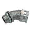 Cord Grip, 45 Degree, Conduit Size 1/2", Cable Range .125-.188, Aluminum THUMBNAIL