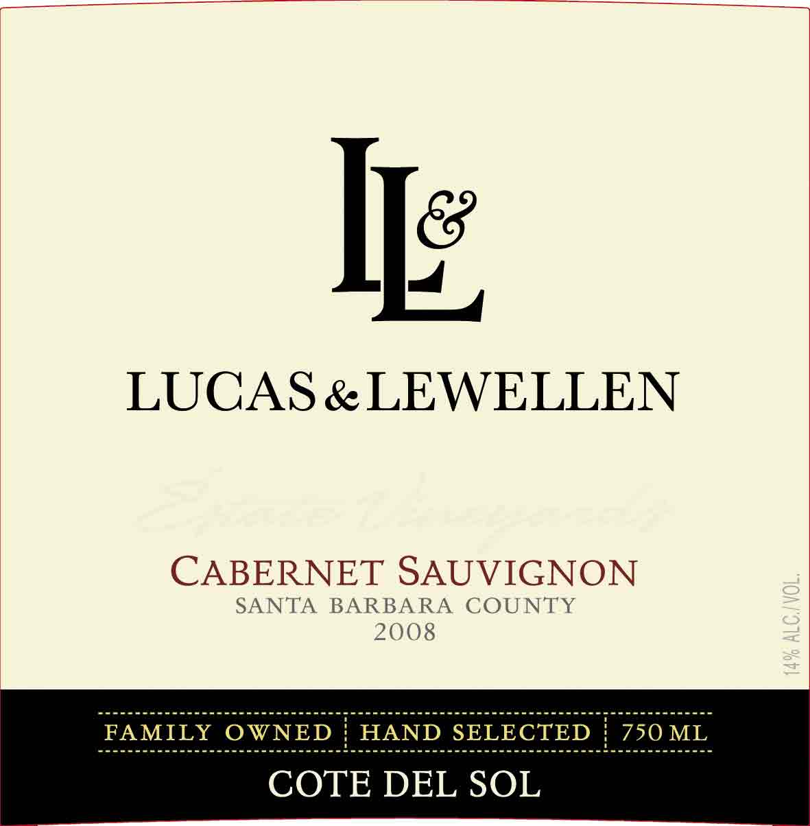 Lucas & Lewellen 2008 Cabernet Sauvignon Cote del Sol THUMBNAIL