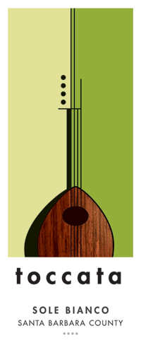 Santa Barbara Sole Bianco front label - Toccata THUMBNAIL