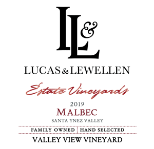 Lucas & Lewellen Santa Barbara County Malbec front label MAIN