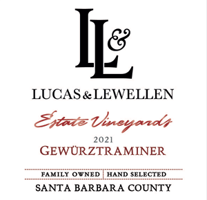 Santa Barbara Gewurztraminer front label - Lucas & Lewellen MAIN