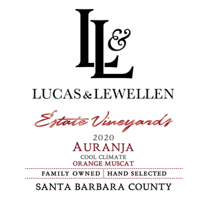 Lucas & Lewellen Santa Barbara County Orange Muscat Auranja front label THUMBNAIL