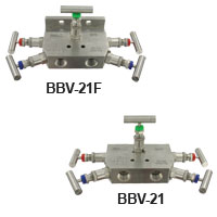 BBV-22F Flanged 5-valve block manifold