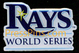 2008 Tampa Bay Rays World Series Press Pin MAIN