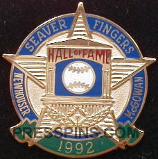 1992 Hall of Fame Press Pin MAIN