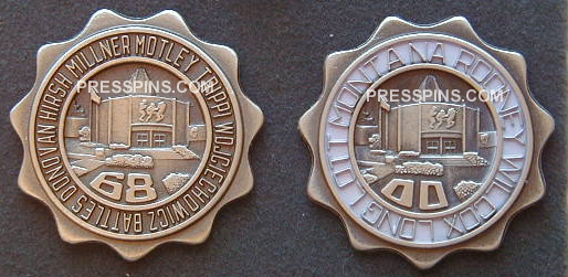 1968/2000 Pro Football Hall of Fame Press Pins MAIN