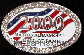 2000 Hall of Fame Press Pin MAIN