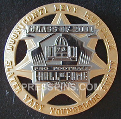 2001 Pro Football HOF Player Pin MAIN