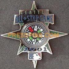 2001 Seattle All-Star Press Pin MAIN