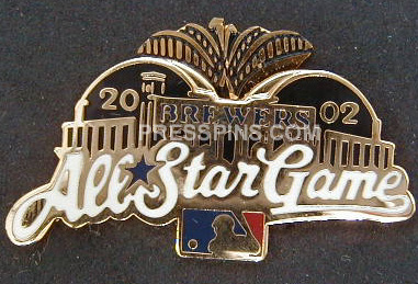 2002 Milwaukee All Star Press Pin MAIN