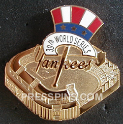 2003 New York Yankees World Series Press Pin MAIN