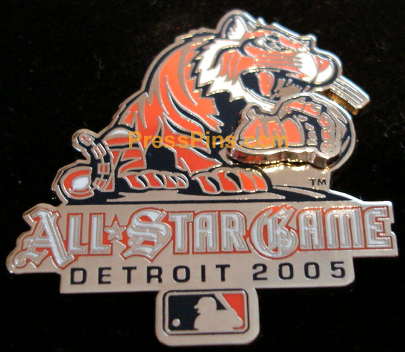 2005 Detroit All Star Press Pin MAIN