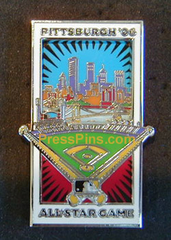 2006 Pittsburgh All Star Press Pin LARGE