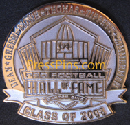 2008 Pro Football HOF Player Pin MAIN