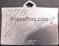 1925 New York Giants Sterling Silver Season Pass SWATCH