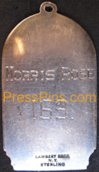 1929 New York Giants Sterling Silver Season Pass SWATCH