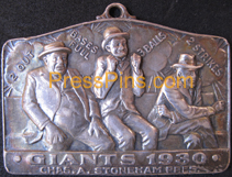 1930 New York Giants Sterling Silver Season Pass MAIN