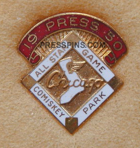 1950 Chicago All-Star Press Pin MAIN