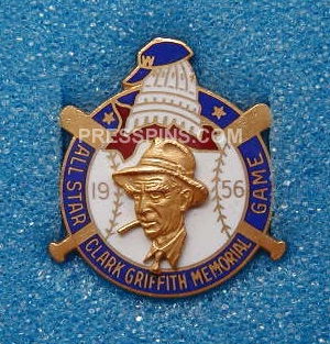 1956 Washington All-Star Press Pin MAIN