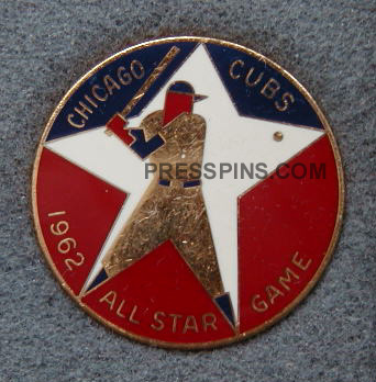 1962 Chicago All-Star Press Pin MAIN