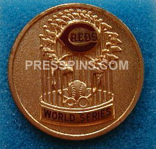 1976 Cincinnati Reds World Series Press Pin MAIN