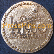 1980 Los Angeles All-Star Press Pin MAIN