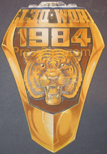 1984 Detroit Tigers World Series Original Artwork Championship Ring SWATCH