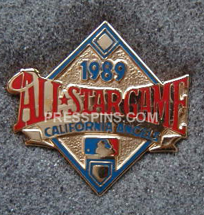 1989 Anaheim All-Star Press Pin MAIN