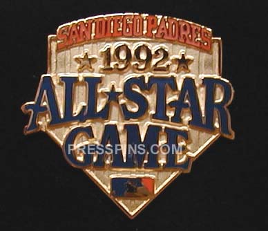 1992 San Diego All-Star Press Pin MAIN
