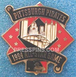 1994 Pittsburgh All-Star Press Pin MAIN