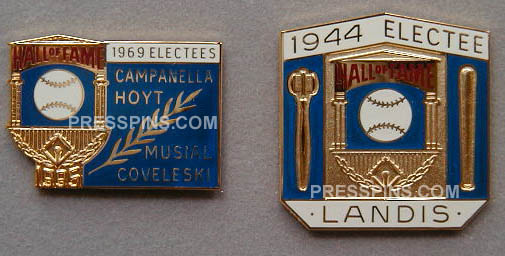 1995 Retroactive Hall of Fame Press Pin MAIN
