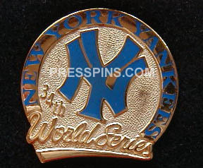 1996 New York Yankees World Series Press Pin MAIN