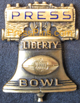 Liberty Bowl Press Pin MAIN