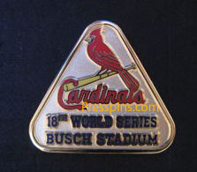 2011 St. Louis Cardinals World Series Press Pin MAIN