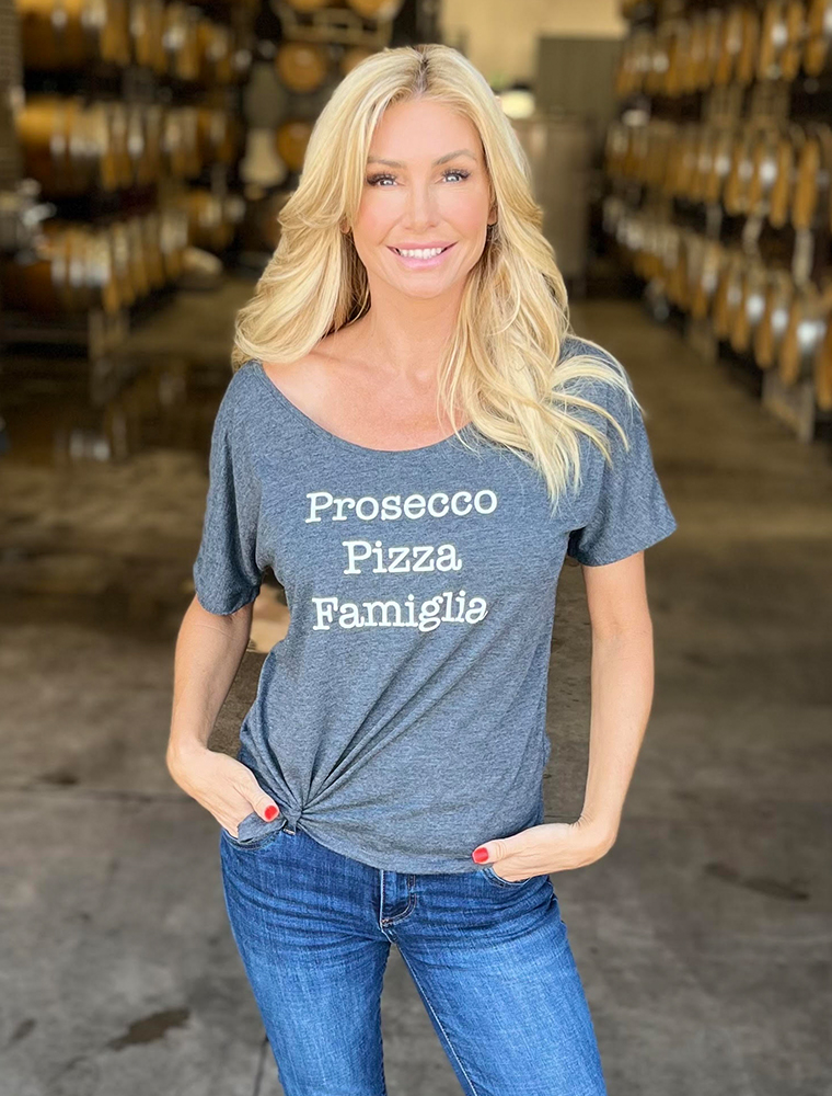 RRV Shirt - Prosecco, Pizza, Famiglia (ladies) THUMBNAIL