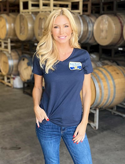RRV-2022 Harvest Shirt-Navy (ladies) LARGE