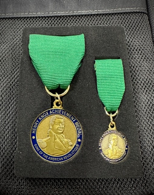 Bronze Henry Knox Medal Sons Of The American Revolution Merchandise