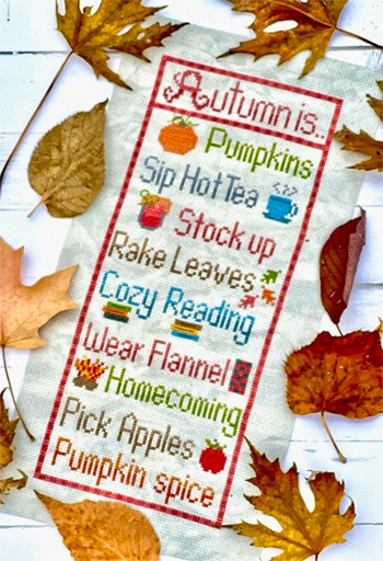 Pickle Barrel Designs Cross Stitch Aspects Of Autumn Needlework