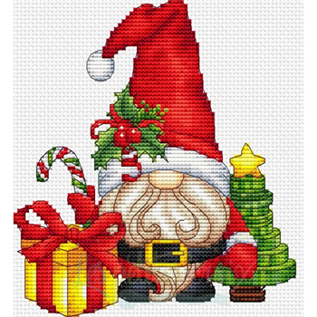 Les Petites Croix De Lucie Cross Stitch Christmas Father Gnome 2022