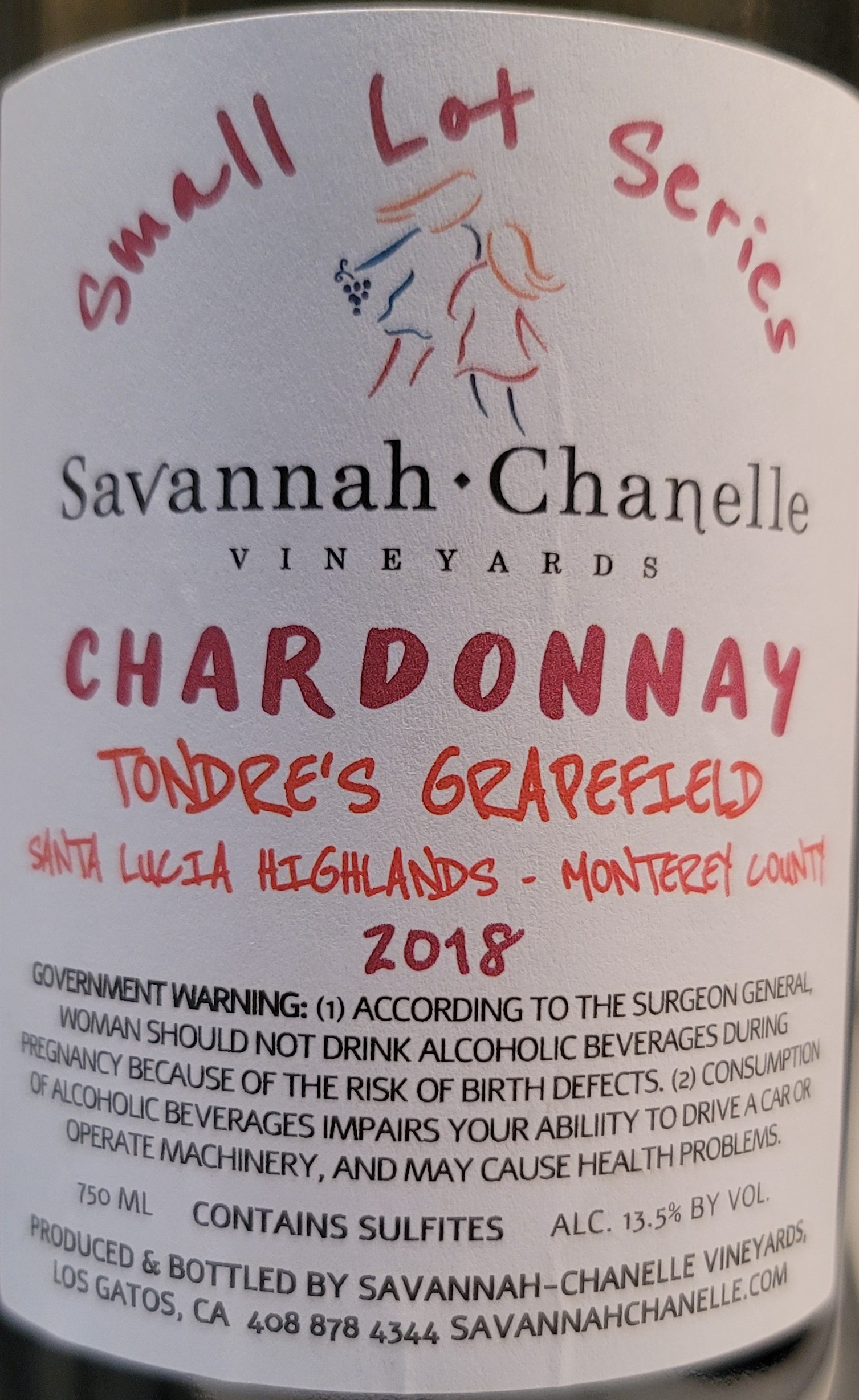 2018 Chardonnay, Tondre Grapefield MAIN