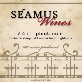 2011 Doctor's Vineyard Pinot Noir LARGE
