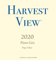 Harvest View Pinot Gris 2020 - Napa Valley - $35 retail THUMBNAIL