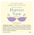 Harvest View Chardonnay 2016 Reserve - $69 retail SWATCH