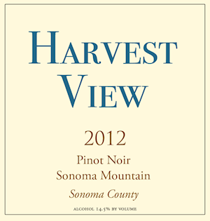 Harvest View Pinot Noir 2012 - Sonoma Mountain MAIN