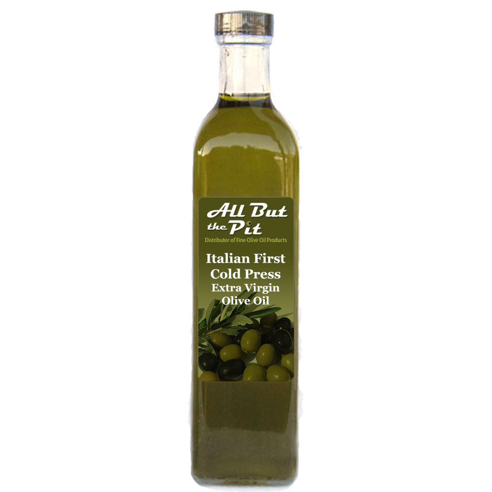 Italian First Cold Press Extra Virgin Olive Oil All But The Pit